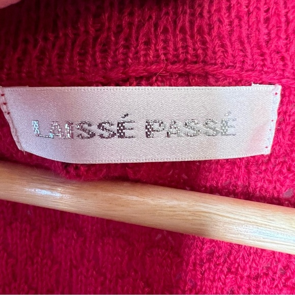 Laisse Passe fuchsia pink wool and alpaca sweater dress soft angel core  S #18 - Picture 6 of 10